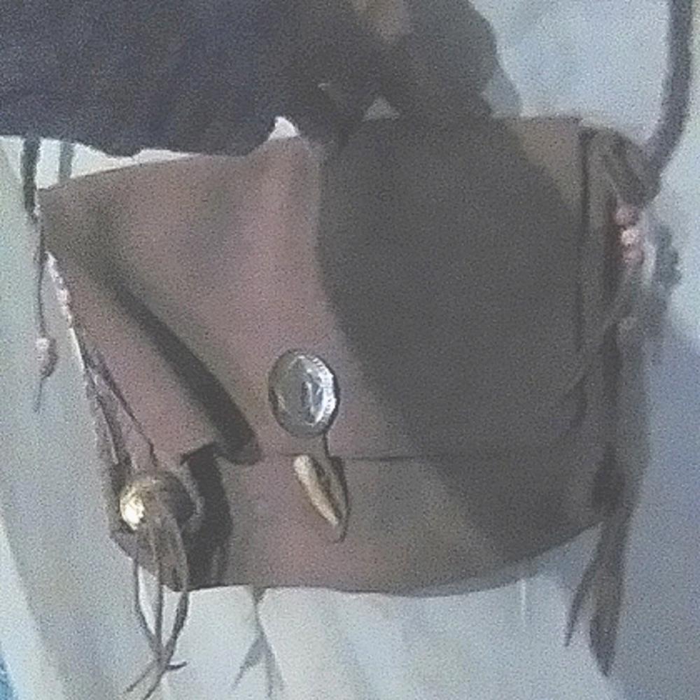 Authentic handmade leather pocketbook